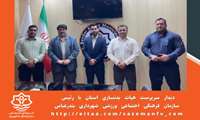 دیدار سرپرست هیات بدنسازی استان با رئیس سازمان فرهنگی اجتماعی ورزشی شهرداری بندرعباس